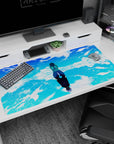 Ethereal design on 40x20 mouse pad perfect for adding serene beauty and calming aesthetics to your setup or decor