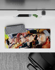 28x12 inches mouse pad with Jotaro, Polnareff, Kakyoin, Avdol, Joseph, and Iggy from JoJo’s Bizarre Adventure.