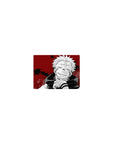 Classic Jujutsu Kaisen mouse pad 14x10 featuring Sukuna's wicked grin for compact yet striking setups
