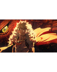 Bakugo Katsuki mouse pad 40x20 featuring medieval warrior outfit and dragon's eye for epic fantasy style