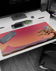 Nature-inspired design on 40x20 desk mat perfect for adding serene Japanese aesthetics to your setup or decor