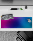 32x12 inches mouse pad with a calming gradient design, blending vibrant colors to energize and balance your desk setup.