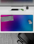 32x16 inches mouse pad with a smooth gradient of bold and calming colors, perfect for energizing your workspace with style.