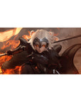 Jeanne d'Arc Alter mouse pad 40x20 featuring burning gaze and smoldering aura for bold Fate/Grand Order style