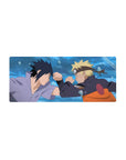 28x12 inches anime mouse pad with Naruto vs Sasuke clash artwork and crisp dramatic detail.