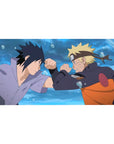 Naruto Shippuden anime desk pad 40x20 inches with crisp showdown artwork for gaming and office use.