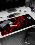 Akame ga Kill!-inspired design on 40x20 mouse pad perfect for adding action-packed energy and artistic flair to your setup or decor