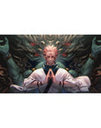 Jujutsu Kaisen desk pad 40x20 featuring Sukuna summoning a fearsome spirit for intense anime vibes