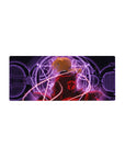 Fullmetal Alchemist anime mouse pad, 28x12 inches, with glowing alchemy circle and dramatic red coat.