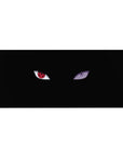 Naruto desk pad, 36x16 inches, featuring the Sharingan and Rinnegan, capturing the legendary forces and their power.
