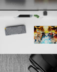 14x10 inches mouse pad with Naruto’s growth, capturing his journey and iconic forms in vibrant colors.