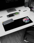 Small but impactful 32x12 mouse pad showcases Retro Wave Odyssey's blend of tradition and futurism in detail