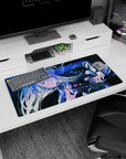 Vibrant 32x16 mouse pad inspired by Jujutsu Kaisen featuring a dynamic character in motion for fans
