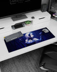Small but impactful 32x12 mouse pad showcases Jeanne d'Arc Alter's haunting beauty with striking artistry