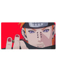 32x16 inches anime mouse pad featuring Pain (Nagato) with Rinnegan eyes, metal headband, and piercings.