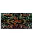 Magi System 32x16 mouse pad with neon circuits, cryptic commands, and NERV aesthetics for a bold, futuristic desk design