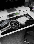 Anime-inspired design on 40x20 mouse pad perfect for adding dramatic, action-packed energy to your setup or gaming station