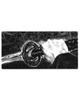 Shadow Blade Mouse Pad 32x16 featuring gleaming blade for gaming or workspace energy with anime edge