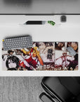 32x12 inches mouse pad showcasing Mikasa Ackerman’s power and loyalty in manga and full-color action design.