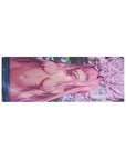 Compact 32x12 inches mouse pad with Zero Two, featuring pink cherry blossoms and dreamy light effects for a serene, beautiful design.
