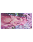 Mouse pad featuring Zero Two, 32x16 inches, with cherry blossoms and dreamy light effects for a calm and nostalgic atmosphere.