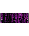 Compact Digital Rain Mousepad 32x12 with neon theme for sleek and stylish desk decor