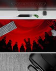 Mysterious and powerful 40x20 desk pad showcases Akatsuki's iconic group presence for anime enthusiasts