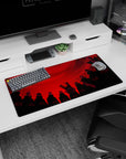 Notorious Akatsuki design on 32x16 mouse pad brings rogue shinobi energy to any fan's desktop setup
