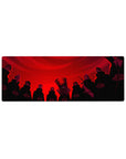 Compact Akatsuki mouse pad 32x12 with dramatic red assembly for sleek and stylish rogue ninja vibes