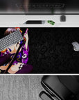 Akeno Himejima desk pad 40x20 inches, from High School DxD, features her serene power and floral shadows. Perfect for fans.