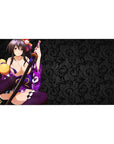 Akeno Himejima desk pad 40x20 inches, with her sly smile and violet eyes, perfect for High School DxD fans seeking queen energy.