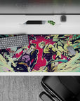 Striking 36x16 desk pad highlights the intensity of Jotaro and Dio's Stand battle for fan admiration