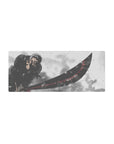 Streamlined Roronoa Zoro mouse pad 28x12 featuring blade and strength for bold workspace flair