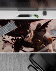40x20 inches mouse pad with Asta in Devil Union Mode design, showcasing his anti-magic aura and fierce determination for an intense, powerful aesthetic.