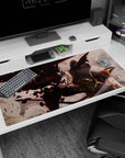Large 40x20 inches mouse pad featuring Asta in Devil Union Mode design, with anti-magic aura and fierce determination for unstoppable energy.