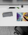 14x10 inches mouse pad featuring Kurama’s strength and Susanoo’s power, locked in an unforgettable battle.