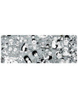 Chaotic-cute Ouran High School Host Club collage desk mat mouse pad, chibi doodles, 32x12 inches.