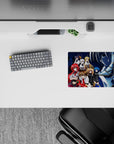 High School DxD mouse pad, 14x10 inches, featuring Issei, Rias, Akeno, Koneko, Asia, Xenovia, Irina in a moonlit academy.