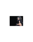 Classic anime mouse pad 14x10 inches featuring Itachi-inspired ninja art with Akatsuki cloak and Sharingan.