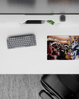 Small-sized 14x10 mouse pad with Nazarick design adds dark fantasy energy to any desk or workspace