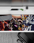Striking 36x16 desk pad highlights Ainz and loyal guardians' dark charm for Overlord enthusiasts