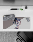 28x12 inches mouse pad with Ichigo from Darling in the Franxx, capturing her elegance and cool futuristic outfit.