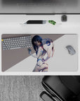 32x16 inches mouse pad with Ichigo from Darling in the Franxx, capturing her elegant presence in a sleek futuristic design.