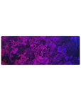 Compact Abstract Contour desk mat 32x12 with swirling lines theme for stylish and sleek desk decor