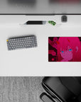 Small-sized 14x10 mouse pad with Zero Two theme adds bold, tech-inspired energy to any desk or workspace
