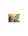 Fairy Tail team poster anime mouse pad 14x10 inches with Natsu, Lucy, Gray, Erza, Wendy, Happy.