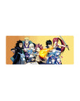 Fairy Tail team poster anime mouse pad, Natsu, Lucy, Gray, Erza and friends, 28x12 inches.