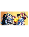 Fairy Tail team poster anime mouse pad 32x16 inches with Natsu, Lucy, Gray, Erza, Wendy, Gajeel, Happy.
