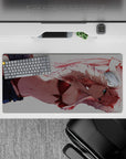 32x16 inches mouse pad with Zero Two design, showcasing vibrant reds and deep contrasts for a bold and high-energy anime-inspired look.