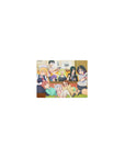 Classic anime girl mouse pad 14x10 inches featuring Dragon Maid chaos crew in a cozy living room scene.